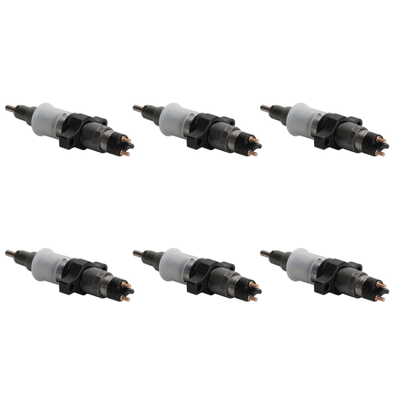 Load image into Gallery viewer, 2004.5-2009 Dodge Ram 2500/3500 Cummins 5.9L DIESEL 6pcs Rail Fuel Injectors 0445120238 5263316 0445120103 0445120208
