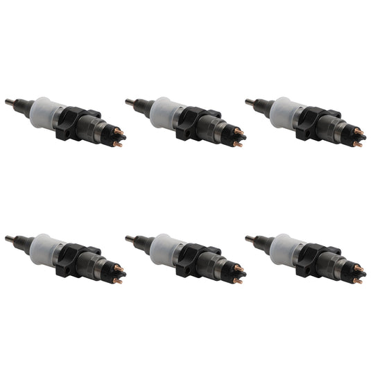 2004.5-2009 Dodge Ram 2500/3500 Cummins 5.9L DIESEL 6pcs Rail Fuel Injectors 0445120238 5263316 0445120103 0445120208