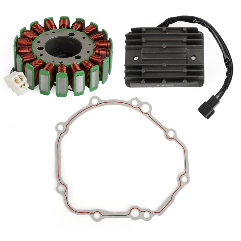 Load image into Gallery viewer, Stator &amp; Regulator Rectifier Kit for Suzuki GSX-R1000 (2003–2004) | Includes Gasket
