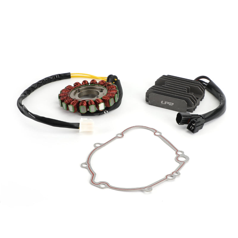 Load image into Gallery viewer, Stator &amp; Regulator Rectifier Kit for Suzuki GSX-R600 / GSX-R750 (2006–2007) | Includes Gasket
