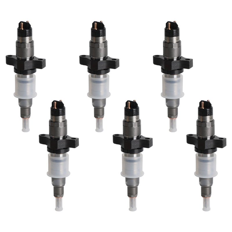 Load image into Gallery viewer, 2004.5-2009 Dodge Ram 2500/3500 Cummins 5.9L DIESEL 6pcs Rail Fuel Injectors 0445120238 5263316 0445120103 0445120208
