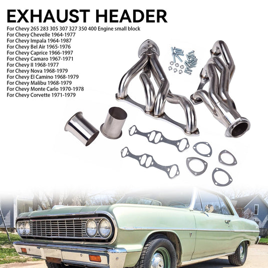 1968-1977 Chevy II Small Block Manifold Headers Generic