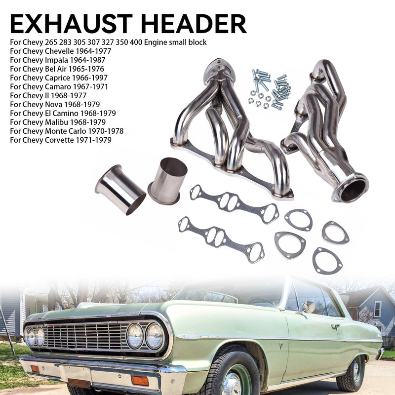 Load image into Gallery viewer, 1968-1979 Chevy El Camino Chevy Malibu Small Block Manifold Headers Generic
