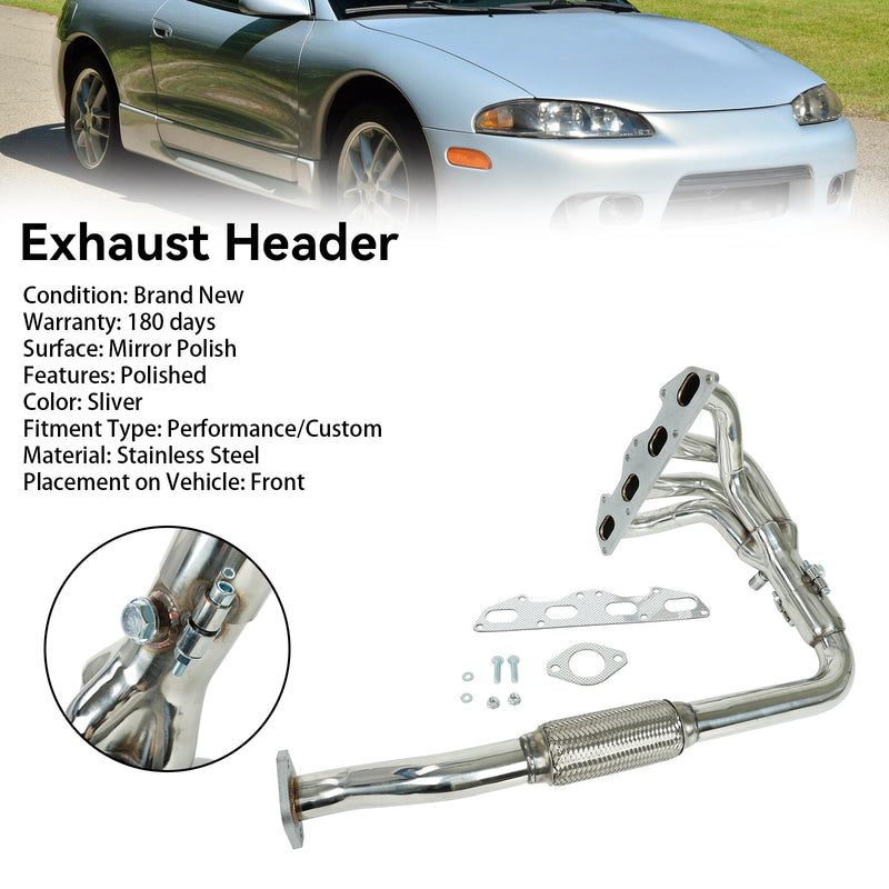 Load image into Gallery viewer, 1996-1999 Mitsubishi Eclipse Spyder GST Convertible 2DStainless Steel Auto Manifold Headers Generic
