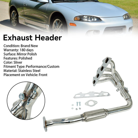 1996-1999 Mitsubishi Eclipse Spyder GST Convertible 2DStainless Steel Auto Manifold Headers Generic