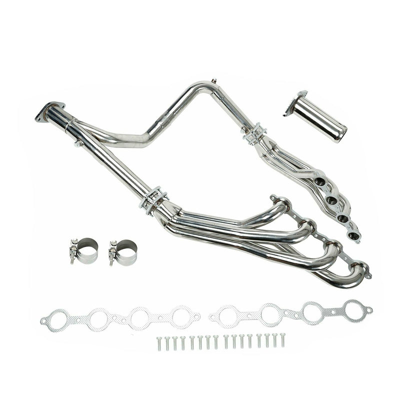 Load image into Gallery viewer, 2007-2014 Chevy Tahoe 4.8L 5.3L Stainless Steel Exhaust Manifold Headers
