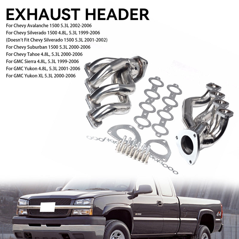 Load image into Gallery viewer, 2002-2006 Chevrolet Avalanche 1500 5.3L Manifold Headers Generic
