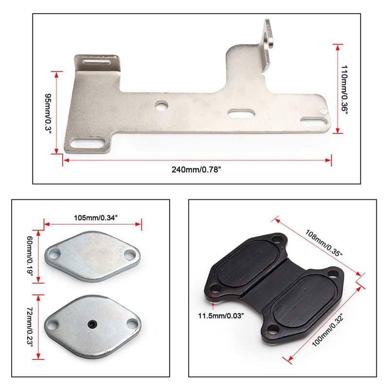 Load image into Gallery viewer, 2010-2014 6.7L Cummins Dodge Ram EGR Delete Kit Throttle Valve Cooler
