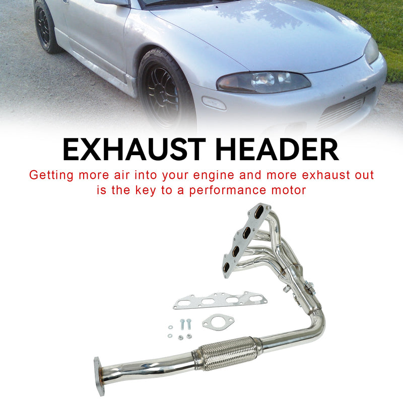 Load image into Gallery viewer, 1996-1999 Mitsubishi Eclipse Spyder GST Convertible 2DStainless Steel Auto Manifold Headers Generic
