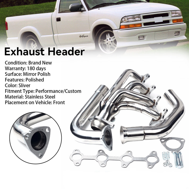 Load image into Gallery viewer, 1994-2004 Chevrolet S10 GMC Sonoma 2.2L 4Cyl Pickup Manifold Pipe Header Generic
