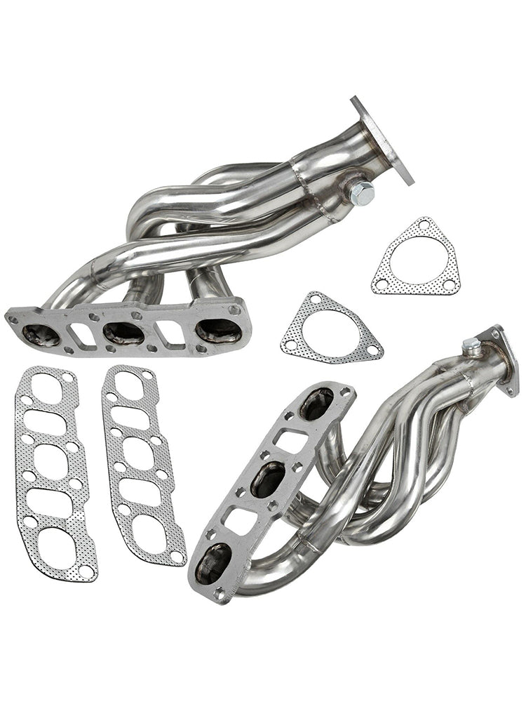 Load image into Gallery viewer, 2003-2006 Nissan 350Z Z33 with VQ35DE Engine Exhaust Manifolds Shorty Headers
