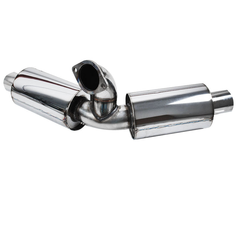 Load image into Gallery viewer, 4.5&quot; Toyota MR2 Turbo 2.0L 1991-1995 Dual Tip Muffler Catback Exhaust System Generic
