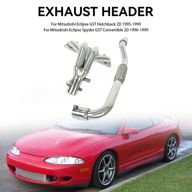 Load image into Gallery viewer, 1996-1999 Mitsubishi Eclipse Spyder GST Convertible 2DStainless Steel Auto Manifold Headers Generic
