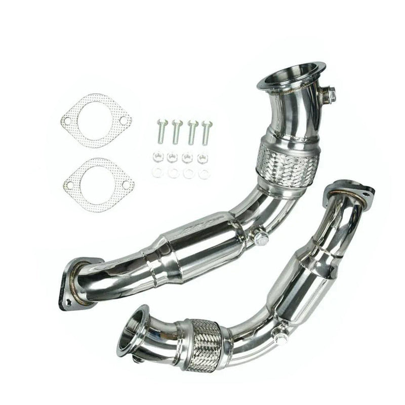 Load image into Gallery viewer, 2011-2013 BMW 550i Exhaust Downpipe Twin Turbo
