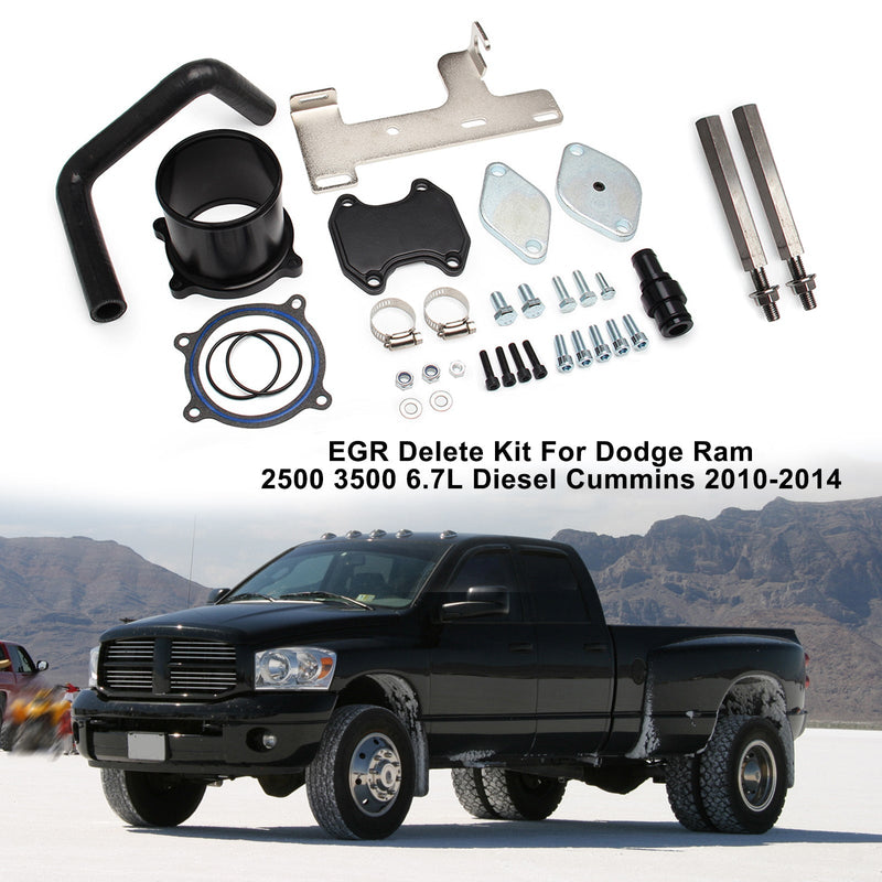 Load image into Gallery viewer, 2010-2014 6.7L Cummins Dodge Ram EGR Delete Kit Throttle Valve Cooler
