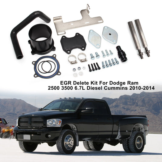 2010-2014 6.7L Cummins Dodge Ram EGR Delete Kit Throttle Valve Cooler