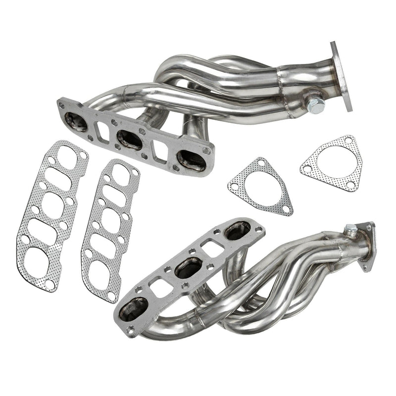 Load image into Gallery viewer, 2003-2006 Nissan 350Z Z33 with VQ35DE Engine Exhaust Manifolds Shorty Headers
