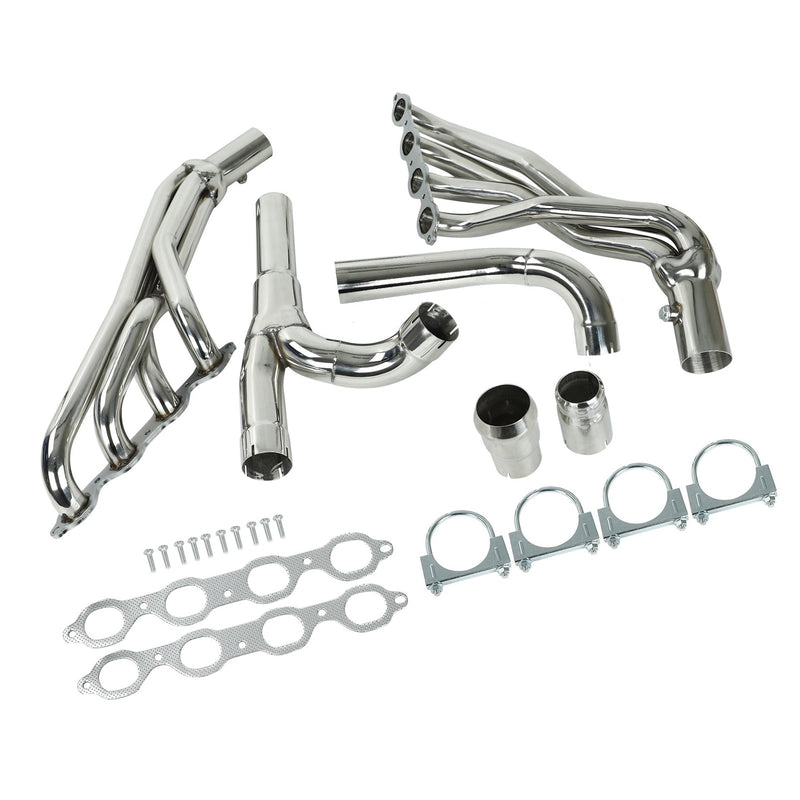 Load image into Gallery viewer, Stainless Exhaust Header Fit Chevy/GMC Silverado Sierra 14-17 1500 5.3L 6.2L Generic
