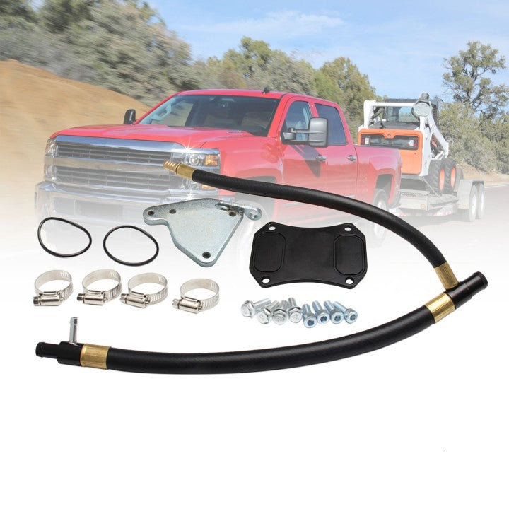 Load image into Gallery viewer, 2011-2015 GMC Chevy 6.6L Duramax Diesel EGR Valve Cooler Delete Kit Generic
