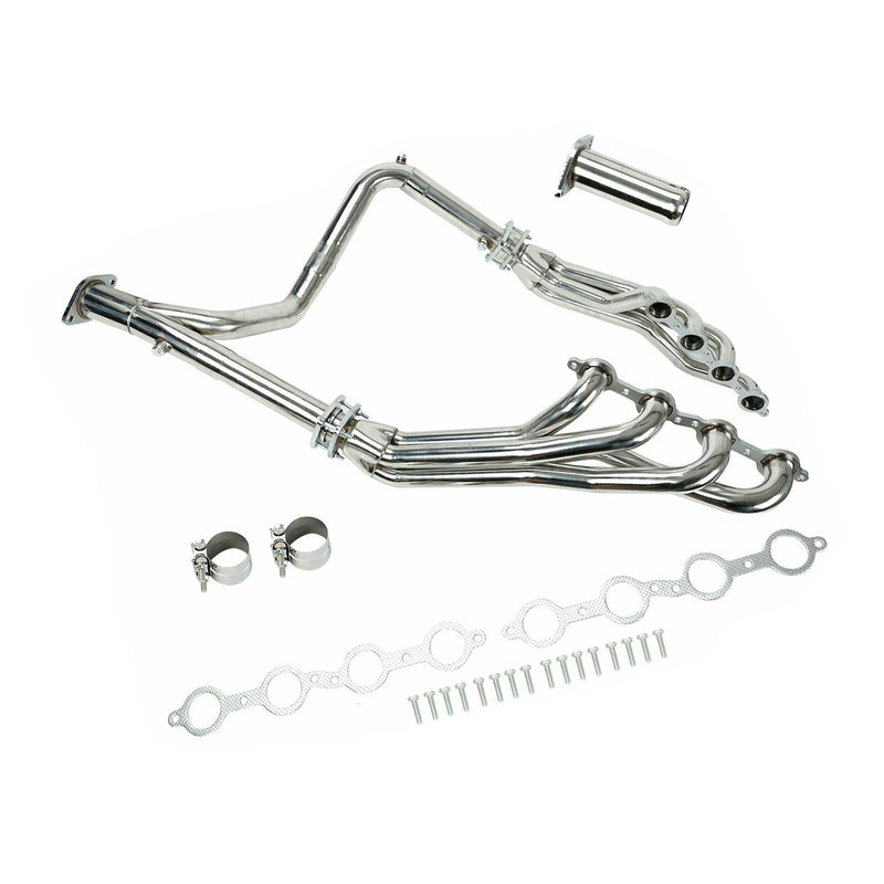 Load image into Gallery viewer, 2007-2014 Chevy Suburban 1500/2500 5.3L 6.0L Stainless Steel Exhaust Manifold Headers
