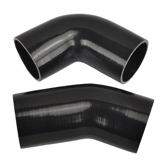 3" Intercooler Pipe Boot Kit Black for 20022004 GM 6.6L LB7 Duramax D