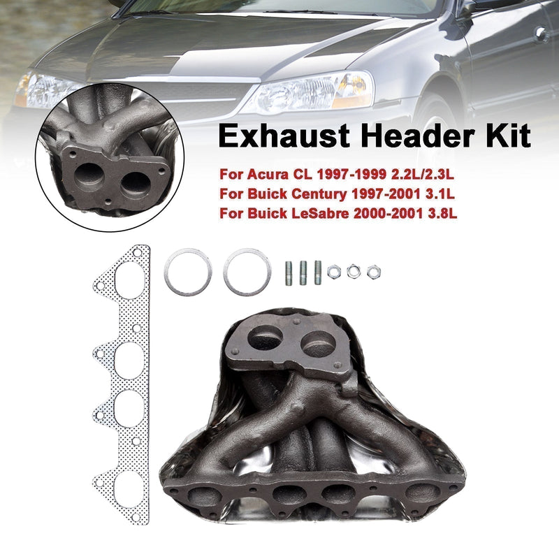 Load image into Gallery viewer, 1997-1999 Pontiac Trans Sport 3.4L Exhaust Manifold 4 Cyl W/ Heat Shield 674-509
