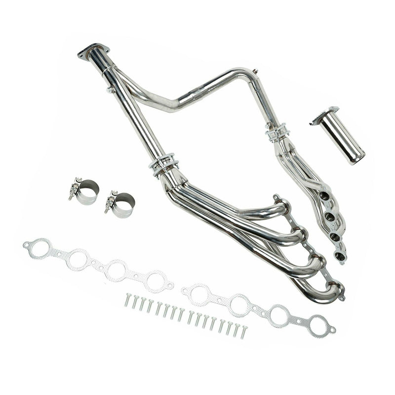 Load image into Gallery viewer, 2007-2014 Chevy Suburban 1500/2500 5.3L 6.0L Stainless Steel Exhaust Manifold Headers
