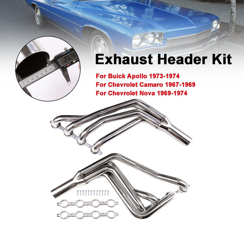 Load image into Gallery viewer, 1973-1974 Oldsmobile Omega Stainless Racing Long-Tube Header Exhaust Manifold
