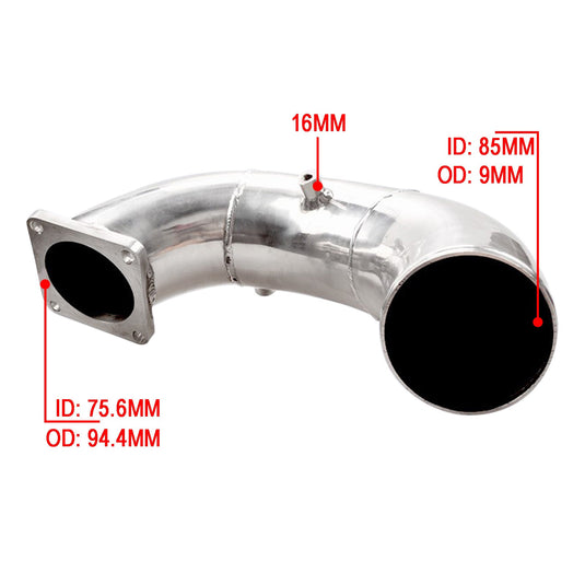 3.5" Air Intake Elbow Charge Pipe for 1994-1998 Dodge 5.9L 12V Cummins Diesel