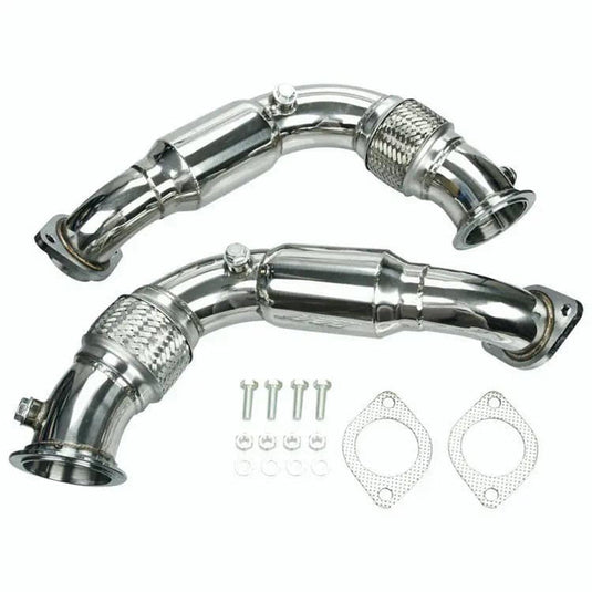 2011-2013 BMW 550i Exhaust Downpipe Twin Turbo