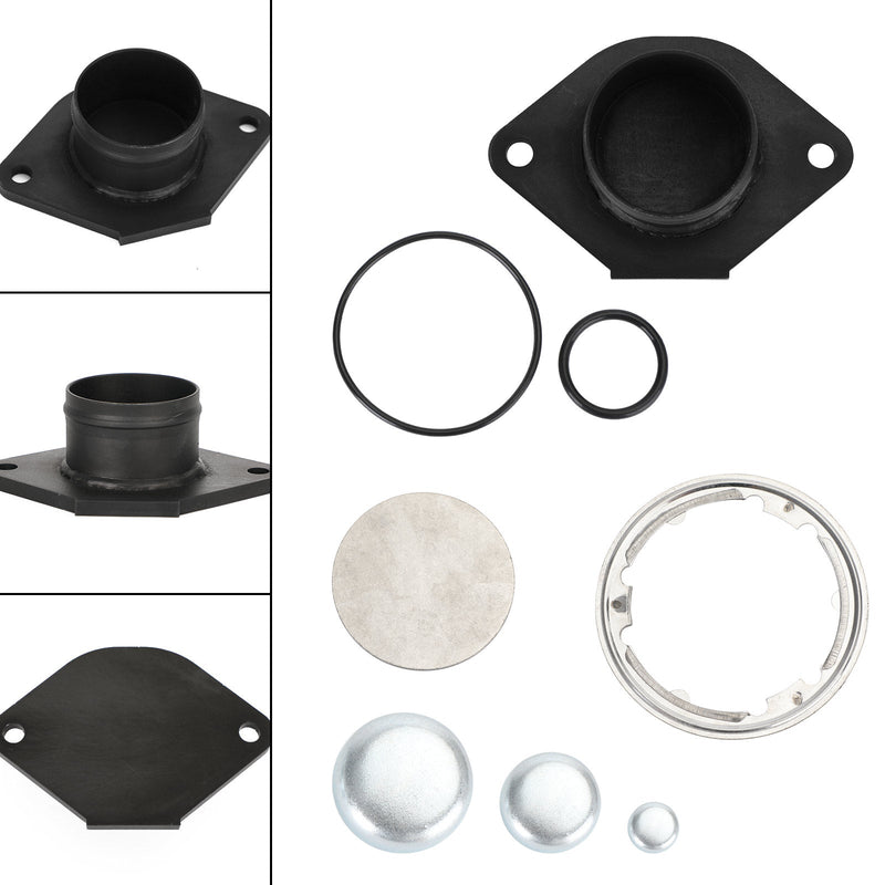 Load image into Gallery viewer, 2002-2007 ISX CM870 Stage 1 EGR Delete Plug Kit Stage 1 Plates and Plugs Generic
