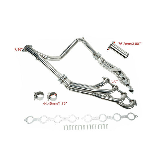 2007-2014 Chevy Suburban 1500/2500 5.3L 6.0L Stainless Steel Exhaust Manifold Headers