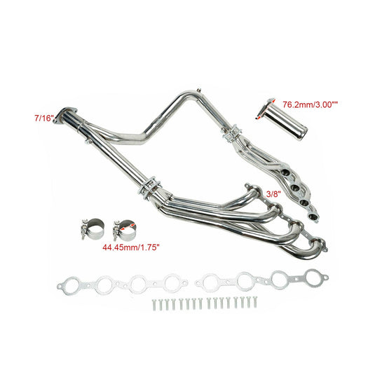 2007-2014 Cadillac Escalade 6.2L Stainless Steel Exhaust Manifold Headers