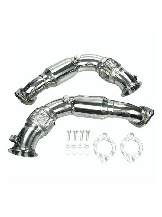 2011-2013 BMW 550i Exhaust Downpipe Twin Turbo