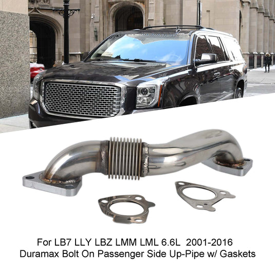2001-2016 LB7 LLY LBZ LMM LML 6.6L Duramax Exhaust Manifold Up-Pipe w/ Gaskets Generic