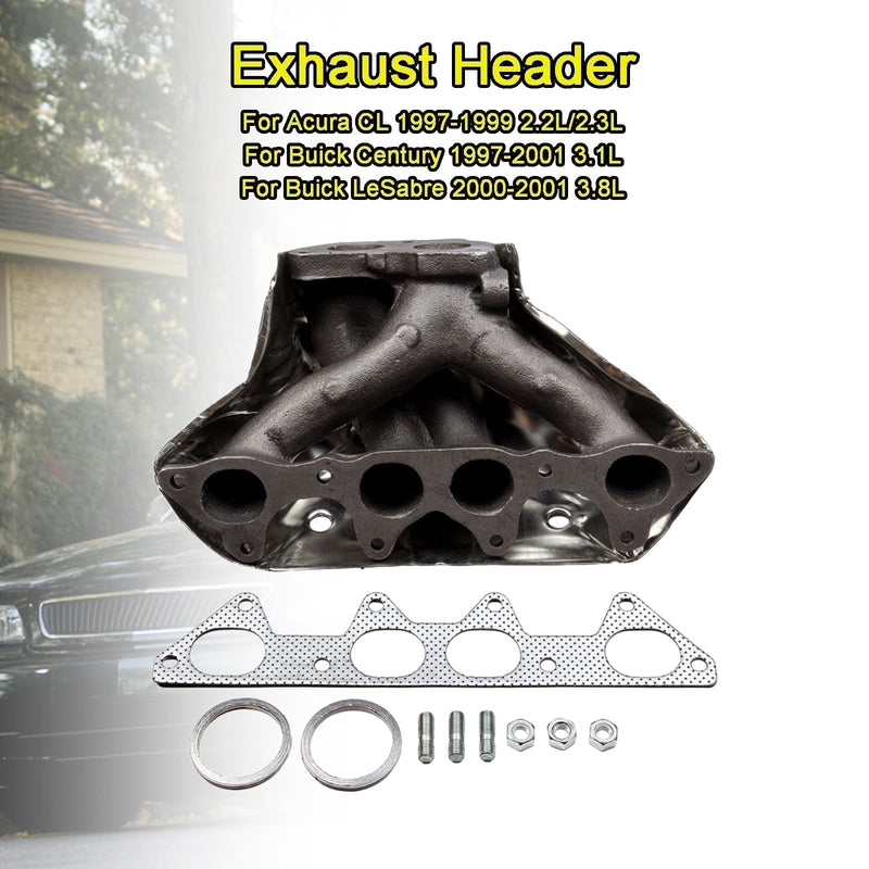 Load image into Gallery viewer, 1997-2000 Cadillac DeVille 4.6L Exhaust Manifold 4 Cyl W/ Heat Shield 674-509
