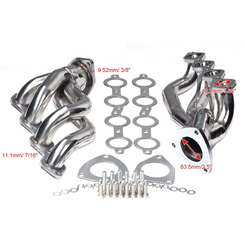 Load image into Gallery viewer, 1999-2006 GMC Sierra 4.8L, 5.3L Manifold Headers Generic
