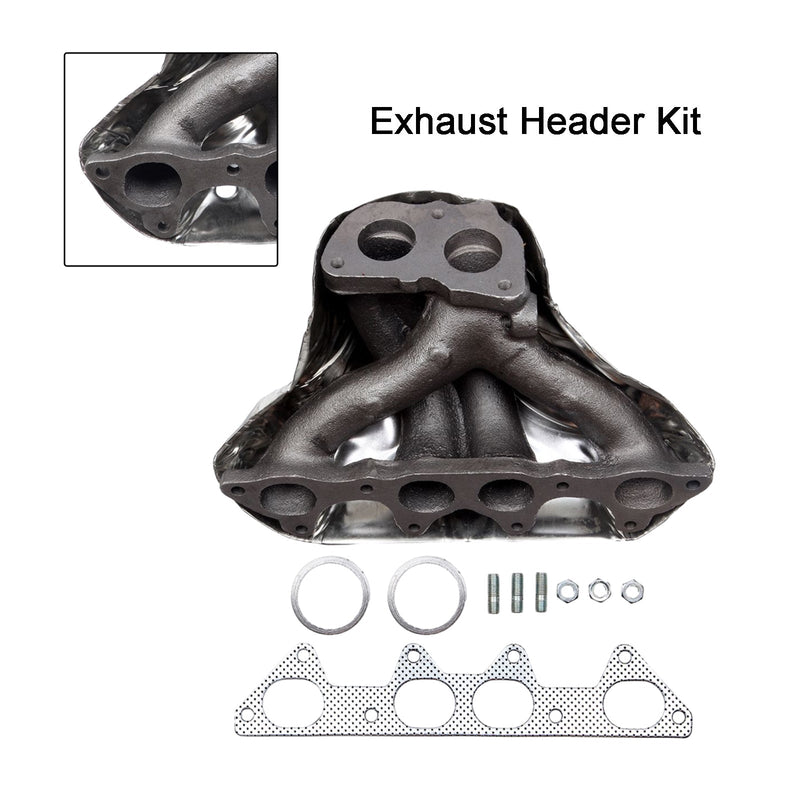 Load image into Gallery viewer, 1994-1997 Honda Accord 2.2L Exhaust Manifold 4 Cyl W/ Heat Shield 674-509
