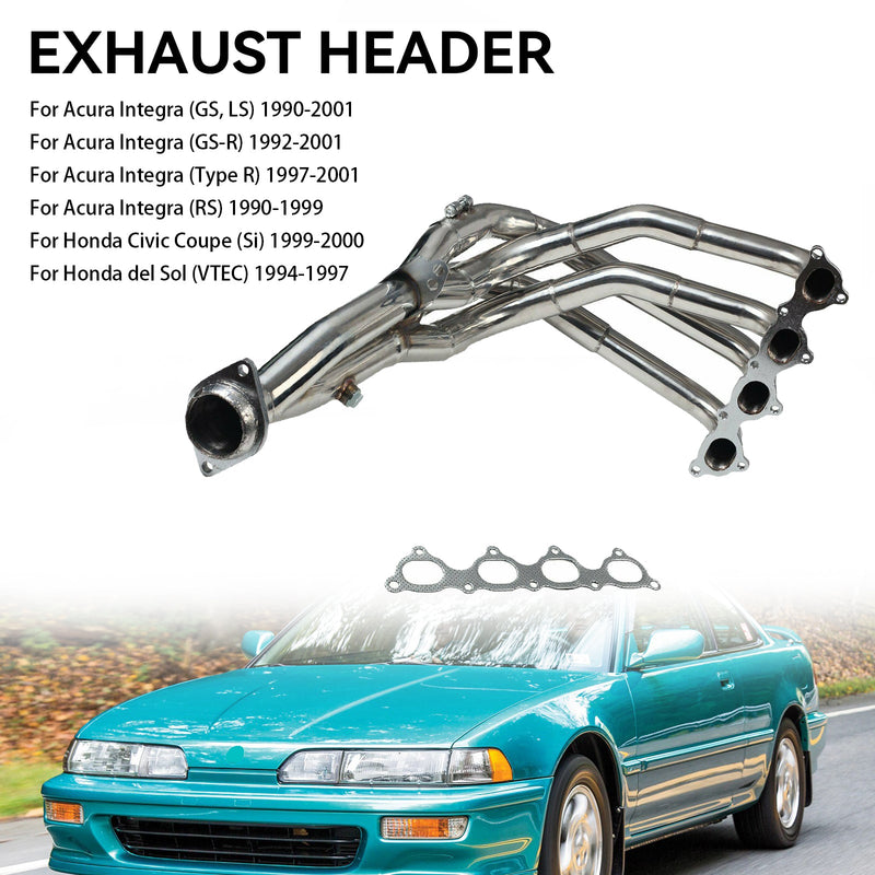 Load image into Gallery viewer, Honda del Sol (VTEC) 1994-1997 412-05-1900 Stainless Steel Manifold Header Generic
