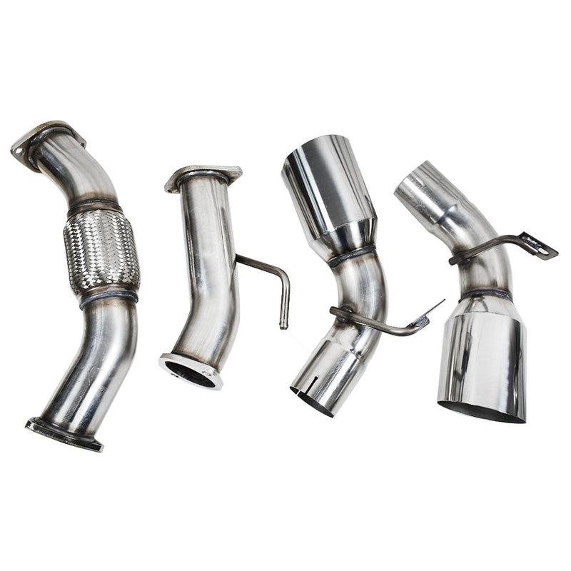 Load image into Gallery viewer, 4.5&quot; Toyota MR2 Turbo 2.0L 1991-1995 Dual Tip Muffler Catback Exhaust System Generic
