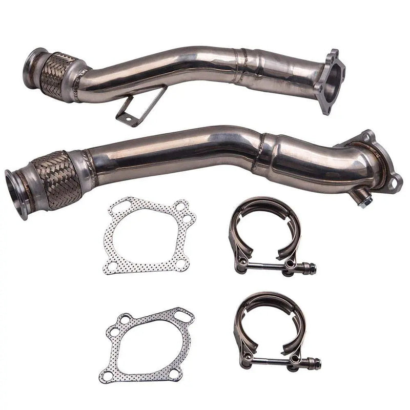 Load image into Gallery viewer, 2000-2002 Audi S4 RS4 2.7L Catless Downpipe Exhaust 3&quot; to 2.5&quot; Turbo
